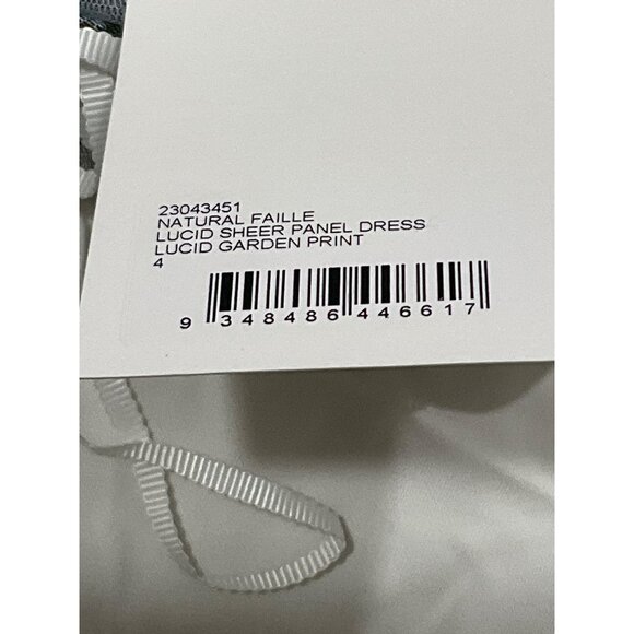 Christopher Esber Lucid Sheer Panel Dress in Lucid Garden Print 0 New Long Gown - Picture 8 of 15